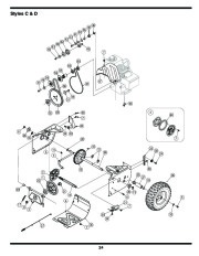 MTD C D Style Snow Blower Owners Manual page 24