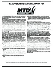 MTD C D Style Snow Blower Owners Manual page 28