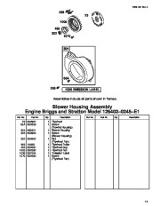 Toro 62925 5.5 hp Lawn Vacuum Parts Catalog, 2002 page 17