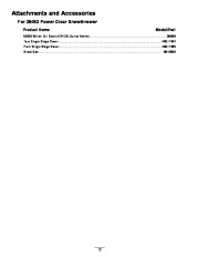 Toro 38453, 38454 Toro Power Clear Snowthrower Parts Catalog, 2011 page 12