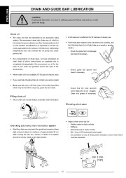 Husqvarna 317EL 321EL Chainsaw Owners Manual, 2004,2005,2006 page 12