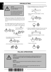 Husqvarna 317EL 321EL Chainsaw Owners Manual, 2004,2005,2006 page 14