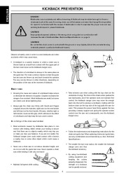 Husqvarna 317EL 321EL Chainsaw Owners Manual, 2004,2005,2006 page 8