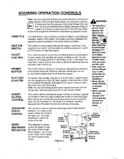 Simplicity 551M 551E 1692320 1692321 Snow Blower Owners Manual page 7