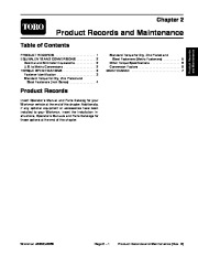 Toro 04127SL Rev C Service Manual Workman E2050 E2065 Preface Publication page 11