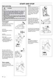 Husqvarna 288XP Lite Chainsaw Owners Manual, 2001,2002,2003,2004,2005,2006,2007,2008,2009,2010 page 28