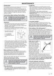 Husqvarna 288XP Lite Chainsaw Owners Manual, 2001,2002,2003,2004,2005,2006,2007,2008,2009,2010 page 29