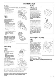 Husqvarna 288XP Lite Chainsaw Owners Manual, 2001,2002,2003,2004,2005,2006,2007,2008,2009,2010 page 31