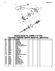 Toro 38053 824 Snowthrower Parts Catalog, 2000, 2001 page 17