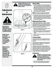 MTD Adjustments Maintenance Single Stage Snow Blower Owners Manual page 10