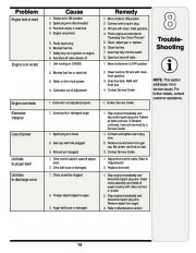 MTD Adjustments Maintenance Single Stage Snow Blower Owners Manual page 13