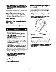 Toro 38051 522 Snowthrower Owners Manual, 2000 page 19