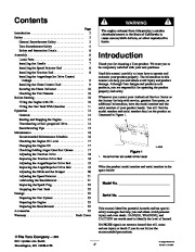 Toro 38051 522 Snowthrower Owners Manual, 2000 page 2