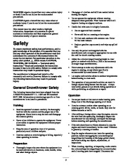 Toro 38051 522 Snowthrower Owners Manual, 2000 page 3