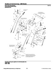 Simplicity 9560 1060 1170 1280 1390 E M Snow Blower Parts Owners Manual page 8