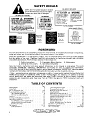 Toro 38050 724 Snowthrower Owners Manual, 1984 page 2