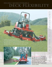 Toro Gm4000 4100 Brochure Owners Catalog page 5