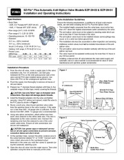 Toro EZFlo Plus Anti Siphon Installation Instructions Catalog page 1