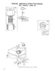 Toro 62923 5 hp Lawn Vacuum Parts Catalog, 1990 page 14