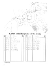 Toro 62923 5 hp Lawn Vacuum Parts Catalog, 1990 page 2