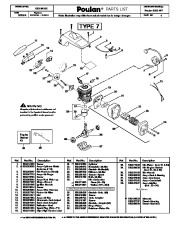 Poulan Owners Manual, 2004 page 4