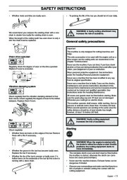 Husqvarna 323P4 325P5 X-Series Chainsaw Owners Manual, 2003 page 11