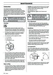 Husqvarna 323P4 325P5 X-Series Chainsaw Owners Manual, 2003 page 20