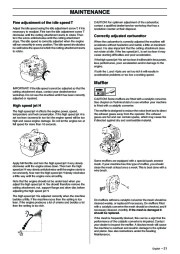 Husqvarna 323P4 325P5 X-Series Chainsaw Owners Manual, 2003 page 21