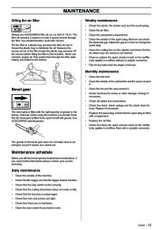 Husqvarna 323P4 325P5 X-Series Chainsaw Owners Manual, 2003 page 23