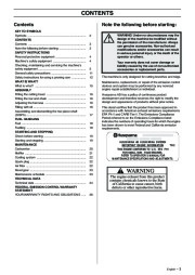 Husqvarna 323P4 325P5 X-Series Chainsaw Owners Manual, 2003 page 3