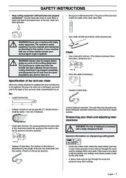 Husqvarna 323P4 325P5 X-Series Chainsaw Owners Manual, 2003 page 7