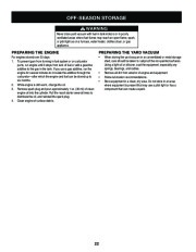 Craftsman 247.770120 6.5 Horse Yard Vacuum Owners Manual page 22