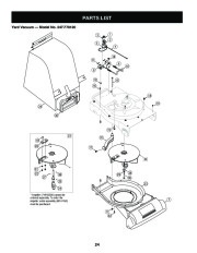 Craftsman 247.770120 6.5 Horse Yard Vacuum Owners Manual page 24