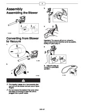 Toro 51566 Quiet Blower Vac Owners Manual, 2001 page 4