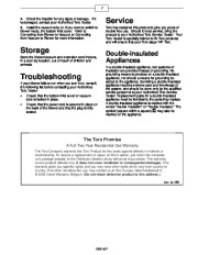Toro 51566 Quiet Blower Vac Owners Manual, 2001 page 7