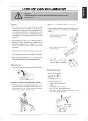 Husqvarna 317 321 EL Electric Chainsaw Owners Manual, 2003,2004,2005 page 12