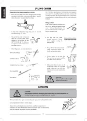 Husqvarna 317 321 EL Electric Chainsaw Owners Manual, 2003,2004,2005 page 13