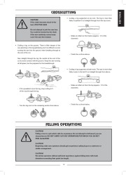 Husqvarna 317 321 EL Electric Chainsaw Owners Manual, 2003,2004,2005 page 14