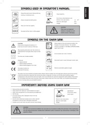 Husqvarna 317 321 EL Electric Chainsaw Owners Manual, 2003,2004,2005 page 2