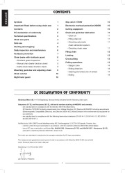 Husqvarna 317 321 EL Electric Chainsaw Owners Manual, 2003,2004,2005 page 3