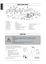 Husqvarna 317 321 EL Electric Chainsaw Owners Manual, 2003,2004,2005 page 5