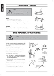 Husqvarna 317 321 EL Electric Chainsaw Owners Manual, 2003,2004,2005 page 7