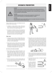 Husqvarna 317 321 EL Electric Chainsaw Owners Manual, 2003,2004,2005 page 8