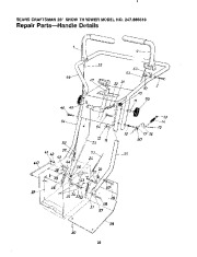 Craftsman 247.886510 Craftsman 23-Inch Snow Thrower Owners Manual page 22