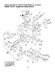 Craftsman 247.886510 Craftsman 23-Inch Snow Thrower Owners Manual page 26