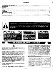 Ariens Sno Thro 932000 Series Snow Blower Owners Manual page 3