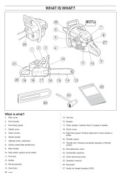 Husqvarna 394XP Chainsaw Owners Manual, 1999,2000,2001 page 24