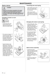 Husqvarna 394XP Chainsaw Owners Manual, 1999,2000,2001 page 30