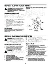 MTD Troy-Bilt LS338 Log Splitter Lawn Mower Owners Manual page 12