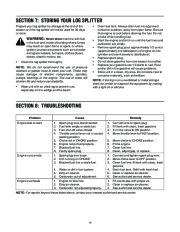 MTD Troy-Bilt LS338 Log Splitter Lawn Mower Owners Manual page 14